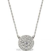 ladies fossil stainless steel necklace jf00138040