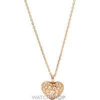 Ladies Fossil PVD rose plating Vintage Motifs Necklace JF01156791