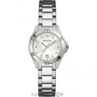 ladies bulova diamond gallery diamond watch 96w205