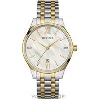 ladies bulova diamond gallery diamond watch 98s149