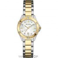 ladies bulova diamond gallery diamond watch 98w217