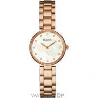 ladies bulova diamond gallery watch 97s111