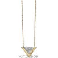 Ladies Guess Gold Plated Revers Necklace UBN83068