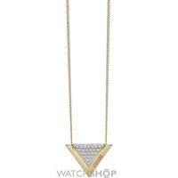 ladies guess gold plated revers necklace ubn83068