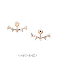 Ladies Fossil Rose Gold Plated Spike Ear Jackets JF02395791