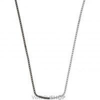 Ladies Emporio Armani Black Ion-plated Steel Composition Necklace EGS2128040