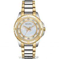 ladies bulova diamond gallery diamond watch 98s140