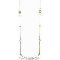 Ladies Anne Klein Gold Plated Crystal Necklace 60449898-9DH