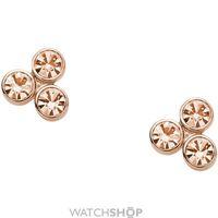 Ladies Fossil PVD rose plating GLITZ EARRINGS JF01440791