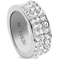 ladies guess stainless steel g rounds ring size l5 ubr28520 52