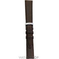 Ladies Morellato Stainless Steel Violino Dark Brown Genuine Lizard Leather Strap 16mm A01X2053372030CR16