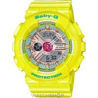 Ladies Casio Baby-G Alarm Chronograph Watch BA-110CA-9AER