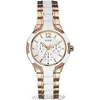 ladies guess center stage watch w0556l3