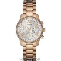 ladies guess mini sunrise chronograph watch w0623l2