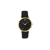 larsson jennings lugano 33mm gold black watch
