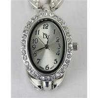 Ladies dress watch chrome plated snap fastener Unbranded - Size: Small - Metallics - Watch