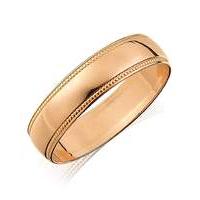 Ladies 9ct Rose Gold Wedding Band