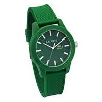 Lacoste Gents Green Silicone Strap Watch