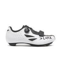 Lake CX176 Road Cycling Shoes - White/Black - EU 43/UK 9