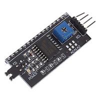 LCD1602 Adapter Board w/ IIC / I2C Interface - Black (Works With Official (For Arduino) Boards
