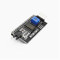 LCD1602 Adapter Board w/ IIC / I2C Interface - Black (Works With Official for Arduino Boards)