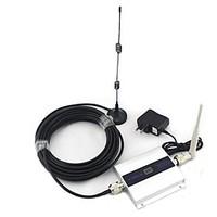 LCD Display Mini W-CDMA 2100MHz Mobile Phone 3G Signal Booster Antenna with 10m Cable