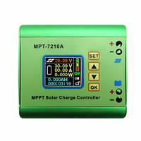 LCD MPPT 10A Solar Regulator Charge Controller for 24V 36V 48V 60V 72V Battery DC12-60V Max 600W Solar Panel DC-DC Step-Up Power