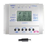 lcd 60a solar panel battery regulator charge controller 12v 24v pwm us ...