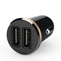 Ldnio 12V~24V Dual Usb Car Charger Safety Voltage For Iphone/Samsung And Others(5V-2.1A)
