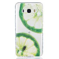Lemon Pattern Tpu Material Highly Transparent Phone Case For Samsung Galaxy G530 J3 PRO j1 J3 J5 J7 (2016)