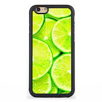 Lemon Pattern Design Metal CoatedTPU Frame Back Case for iPhone 7 7 Plus 6s 6 Plus SE 5s 5c 5 4s 4