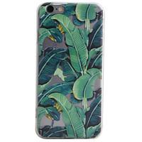 Leaf Pattern High Permeability TPU Material Phone Case For iPhone 6s 6Plus SE 5S 5