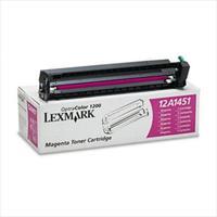 lexmark 12a1451 original magenta toner cartridge