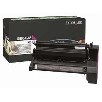 Lexmark 10B042M Magenta Original High Capacity Return Program Toner Cartridge