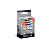 Lexmark No.43XL Tri-Colour Original High Capacity Ink Cartridge (18YX143E)