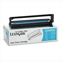 lexmark 12a1452 original cyan toner cartridge