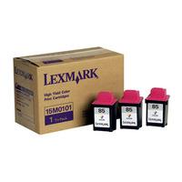 lexmark no 85 colour original cartridge tri pack ink cartridges