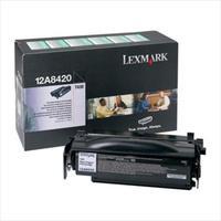 Lexmark 12A8420 Original Black Return Program Toner Cartridge