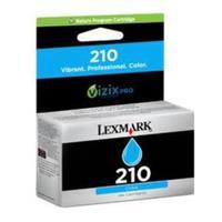 lexmark no210 cyan original standard capacity return program ink cartr ...