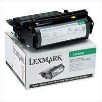lexmark 12a5840 original black prebate standard capacity toner cartrid ...