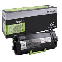 Lexmark 522H Black Original High Capacity Return Program Toner Cartridge (52D2H00)