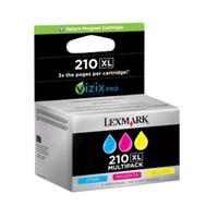 Lexmark No.210XL Colour MultiPack Original High Capacity Return Program Ink Cartridge