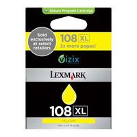 lexmark no108xl yellow return programme high yield ink cartridge