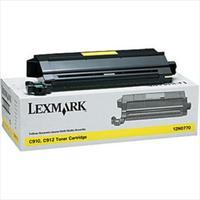 lexmark 12n0770 original yellow toner cartridge