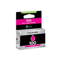 lexmark no100 magenta original return program ink cartridge