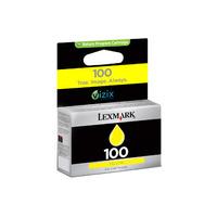 lexmark no100 yellow original return program ink cartridge