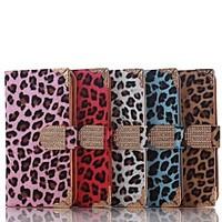 leopard pattern pu leather full body case with card slot for samsung g ...
