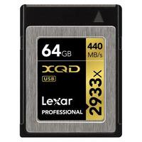 Lexar 64GB 2933X Professional XQD Card + Professional XQD 2.0 USB 3.0 Reader