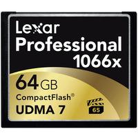 Lexar 64GB 1066x (160MB/Sec) Professional UDMA 7 Compact Flash