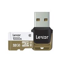 lexar 32gb microsdhc uhs ii 1000x with reader class 10 u3